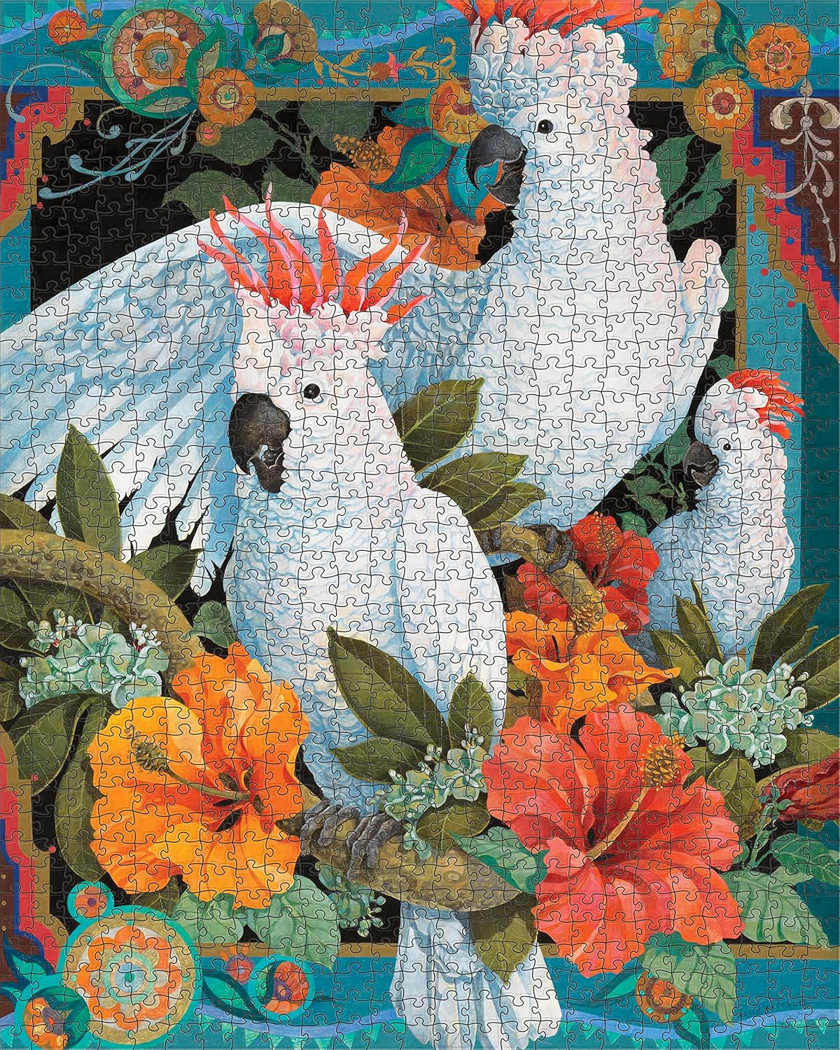 1000pc Puzzle - David Galchutt Tropical Trio