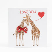Love You Giraffes Card