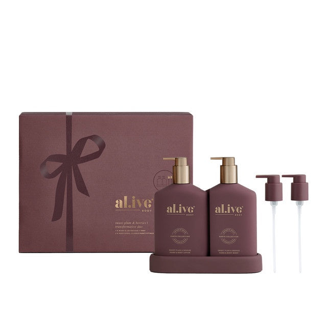 Transformative Wash & Lotion Duo - Sweet Plum & Berries