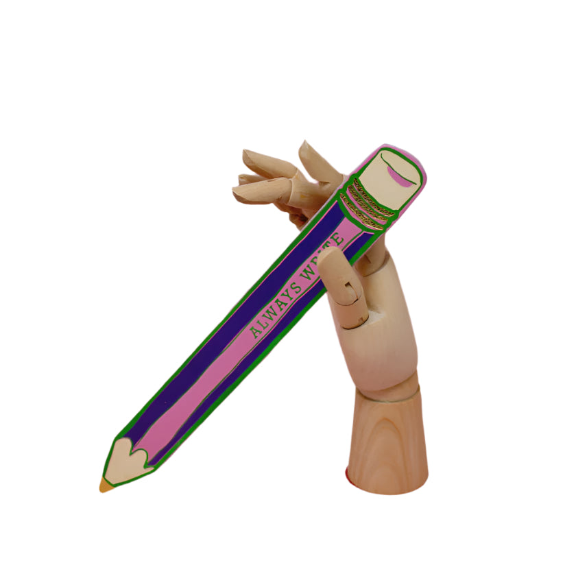 Always Write Pencil Bookmark - Hot Pink