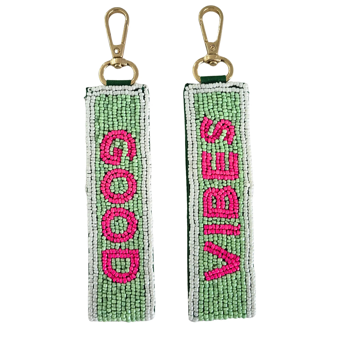 Beaded Keychain - Good Vibes