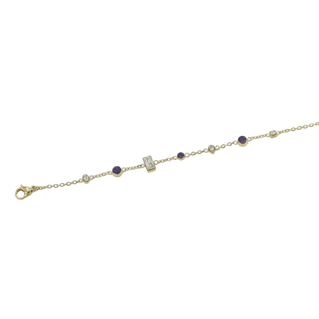 Bracelet Helena - Purple Zirconium Oxide