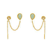Earrings Cybele - Aventurine