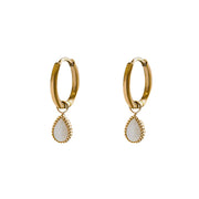 Earrings Helios - Moonstone