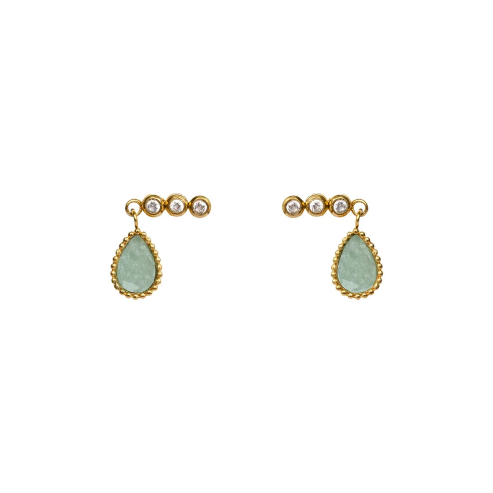 Earrings Roma - Aventurine