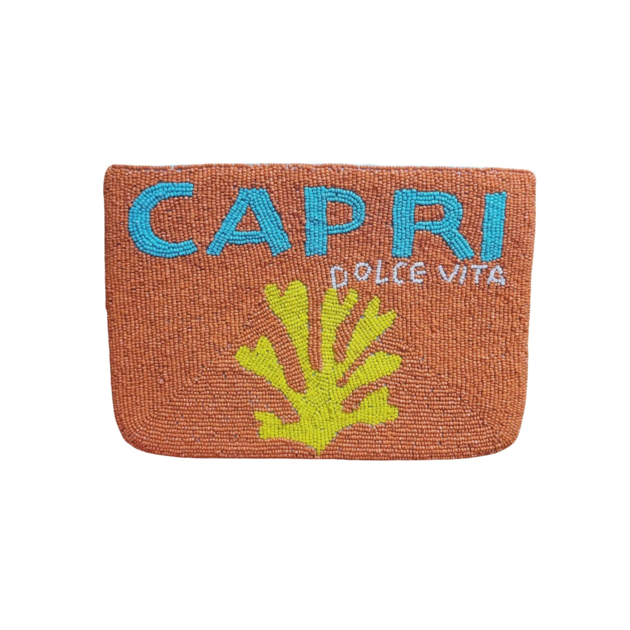 Beaded Clutch Bag - Capri