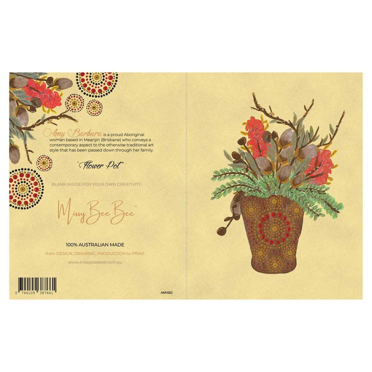 Flower Pot Foil Card