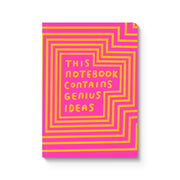 A5 Soft Cover Notebook - This Contains Genius Ideas
