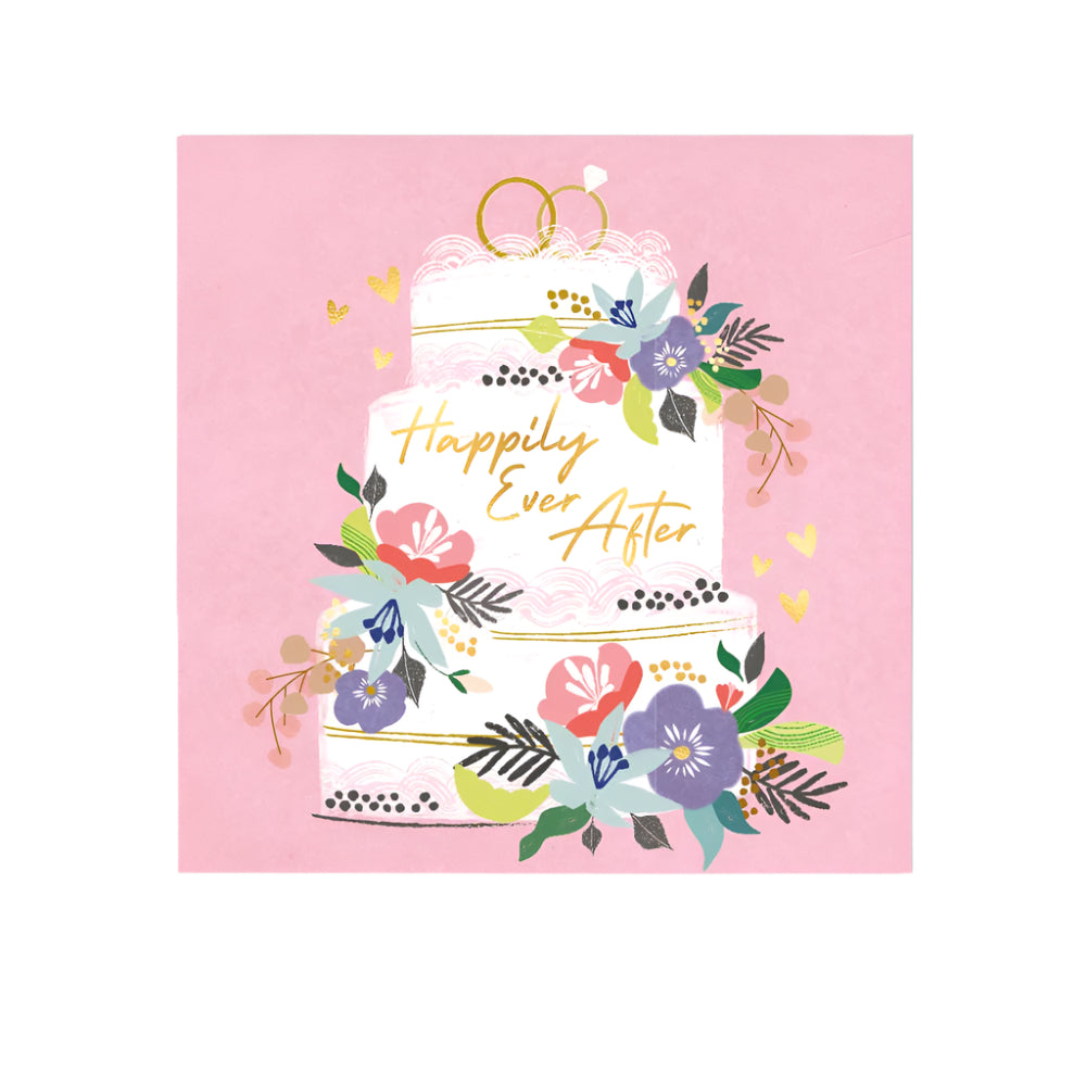 Wedding Cake Happily Ever After Card