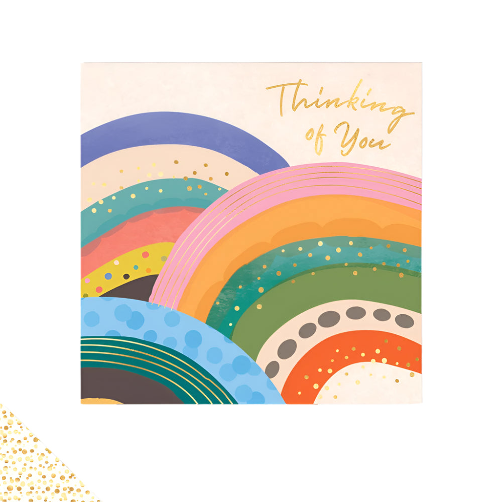 Thinking Of You Rainbows Card