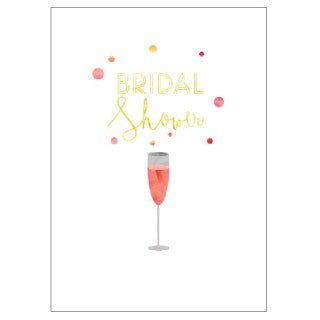 Bridal Shower Bubbles Card
