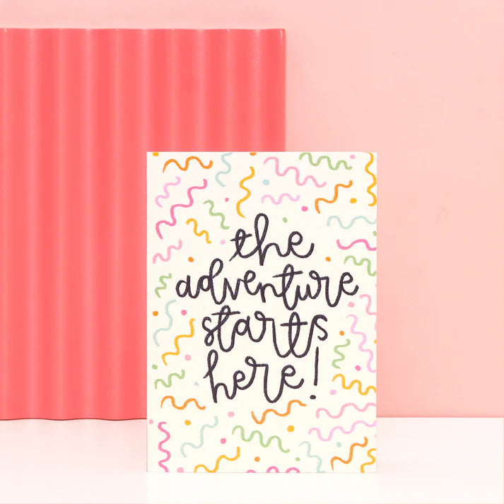 The Adventure Starts Here Card