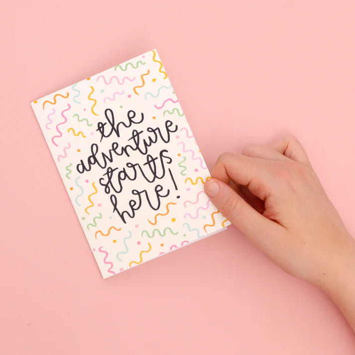 The Adventure Starts Here Card