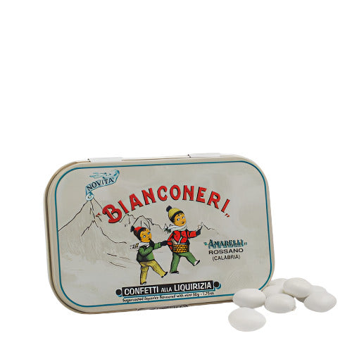 Bianconeri Liquorice in Tin (White)