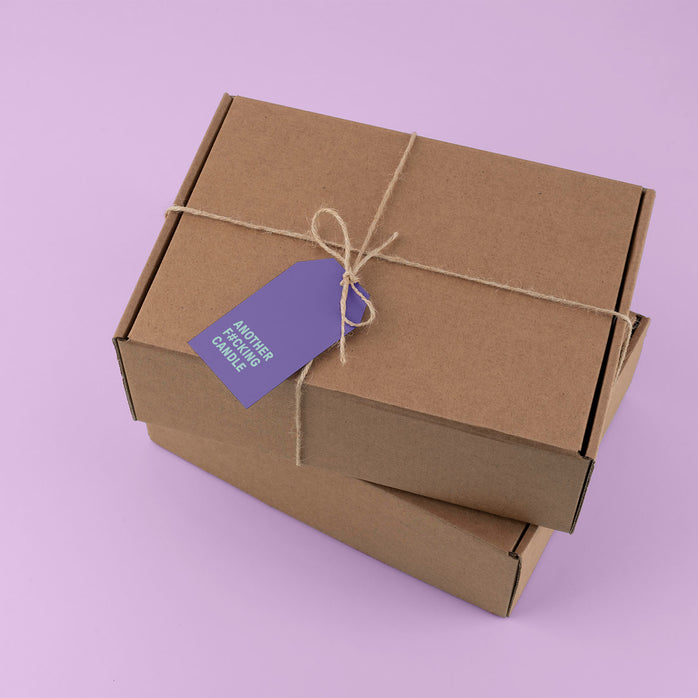 Another F*cking Candle Gift Tag - Purple