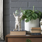 Silver Astronaut Sculpture