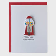 Gumball Machine Birthday Card