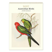 2027 Medium Calendar - Australian Birds John Gould
