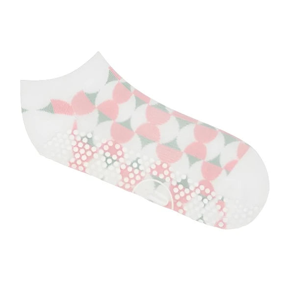 Classic Low Rise Grip Socks - Deco Tiles