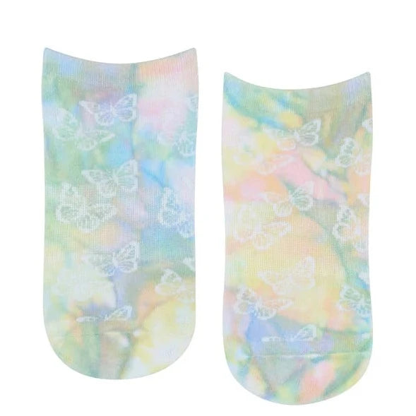 Classic Low Rise Grip Socks - Social Butterfly