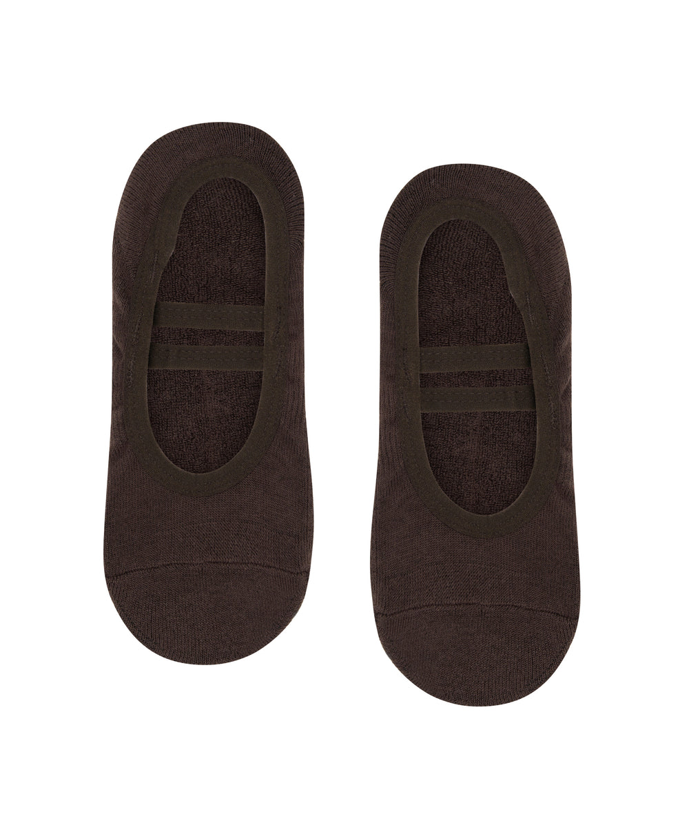 Ballet Grip Socks - Chocolate