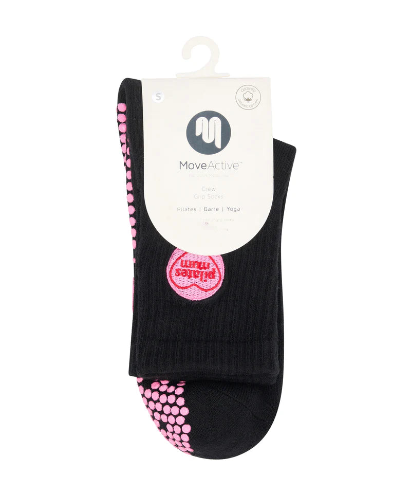 Crew Grip Socks - Pilates Mum