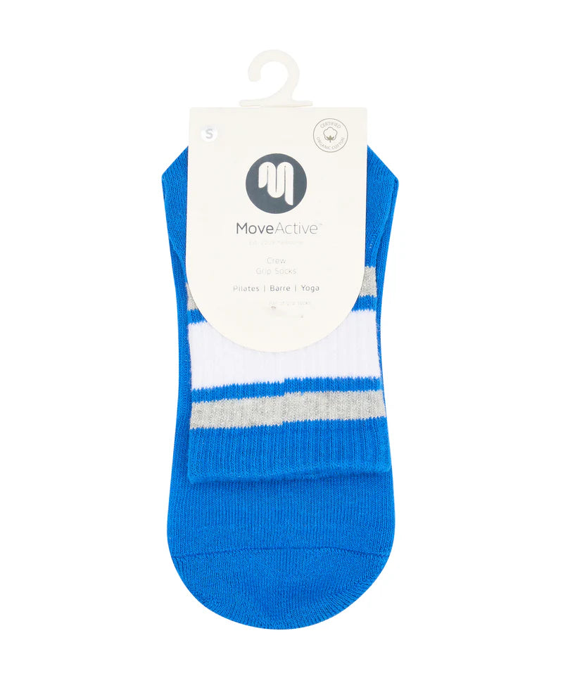 Crew Grip Socks - Electric Dreams Stripe