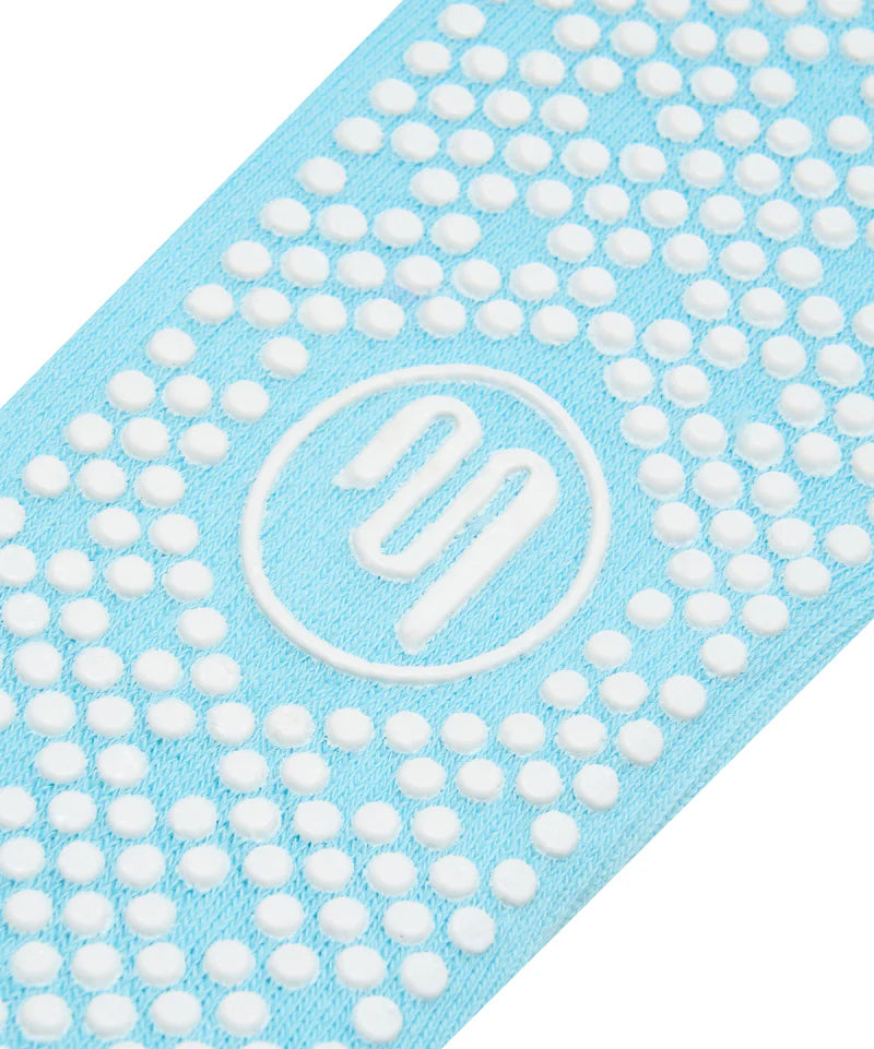 Slide On Grip Socks - Ice Blue