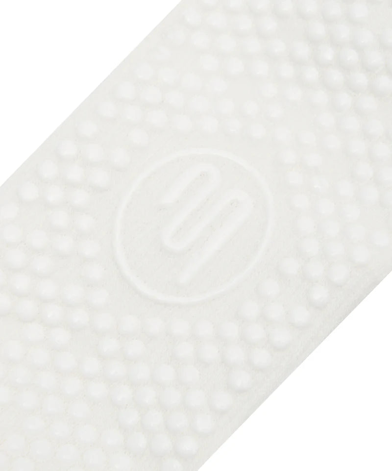 Quarter Crew Grip Socks - Snow Ruffle