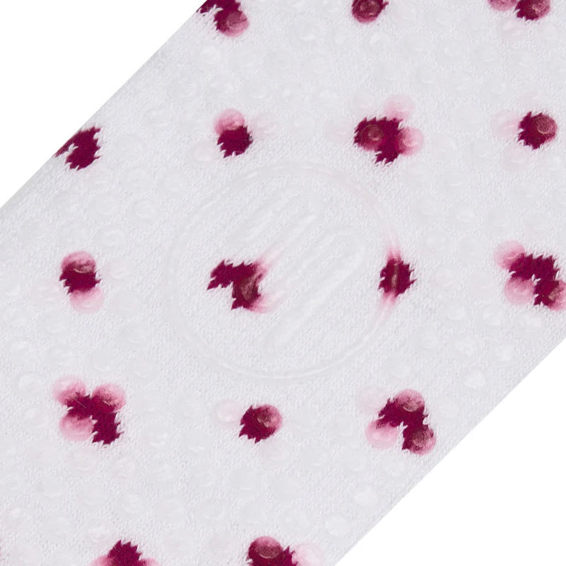 Classic Low Rise Grip Socks - Speckled White