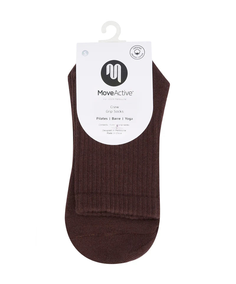 Crew Grip Socks - Espresso
