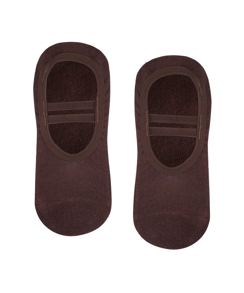 Ballet Grip Socks - Espresso