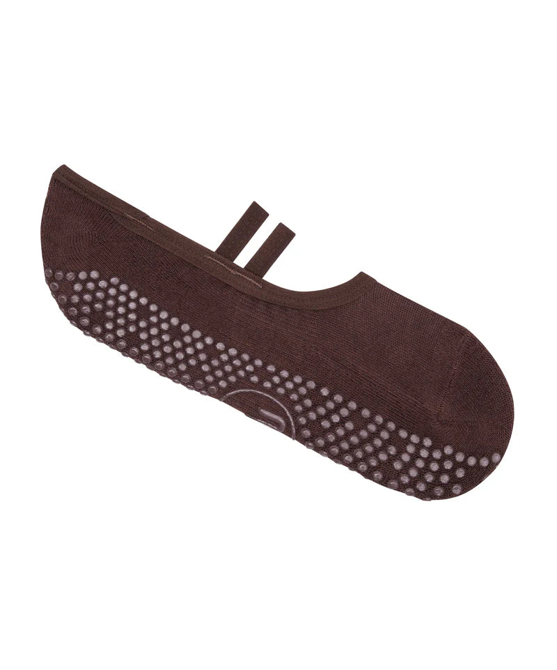 Ballet Grip Socks - Espresso