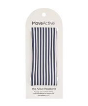 Active Headband - Grey Stripe