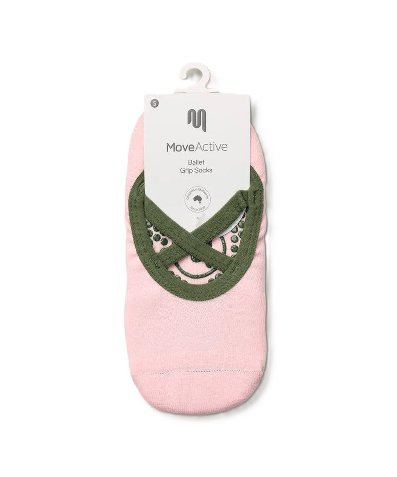 Ballet Grip Socks - Petal Pine