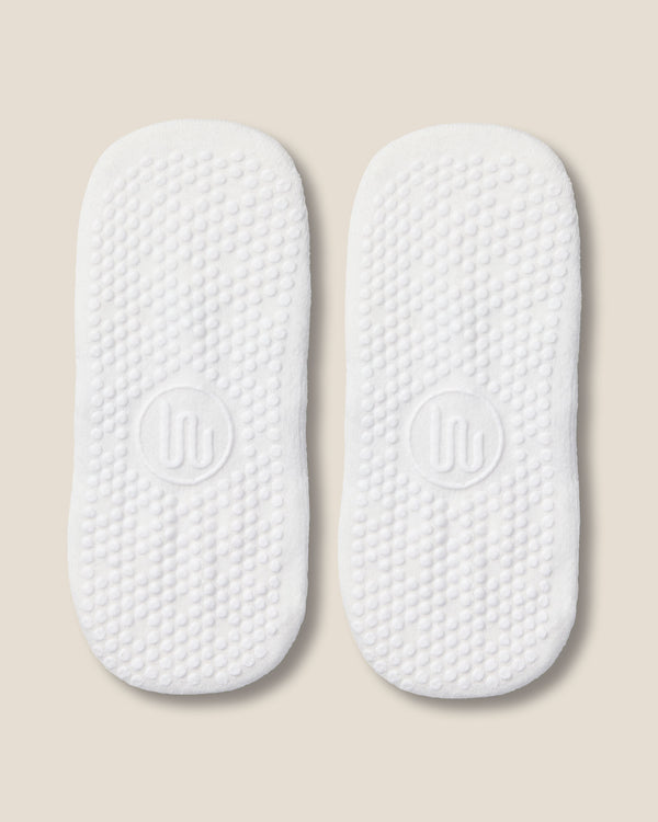 Ballet Grip Socks - Ruffle White