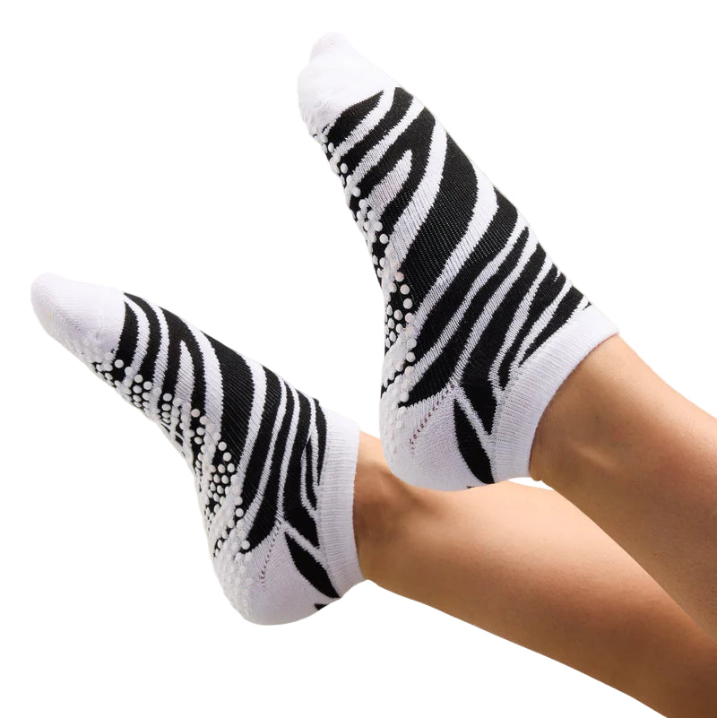Classic Low Rise Grip Socks - Savanna Stripes