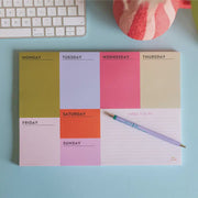 A4 Weekly Planner Pad | Block My Life