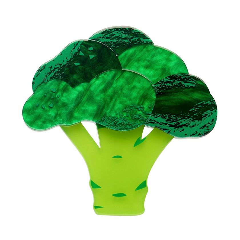 In Praise of Veg Brooch - Brocc Star