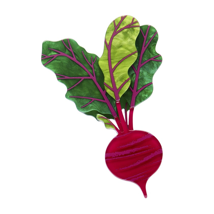 In Praise of Veg Brooch - Beet The Odds