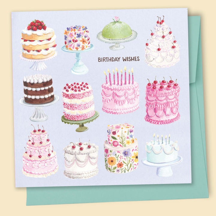 Birthday Cake Wishes Card