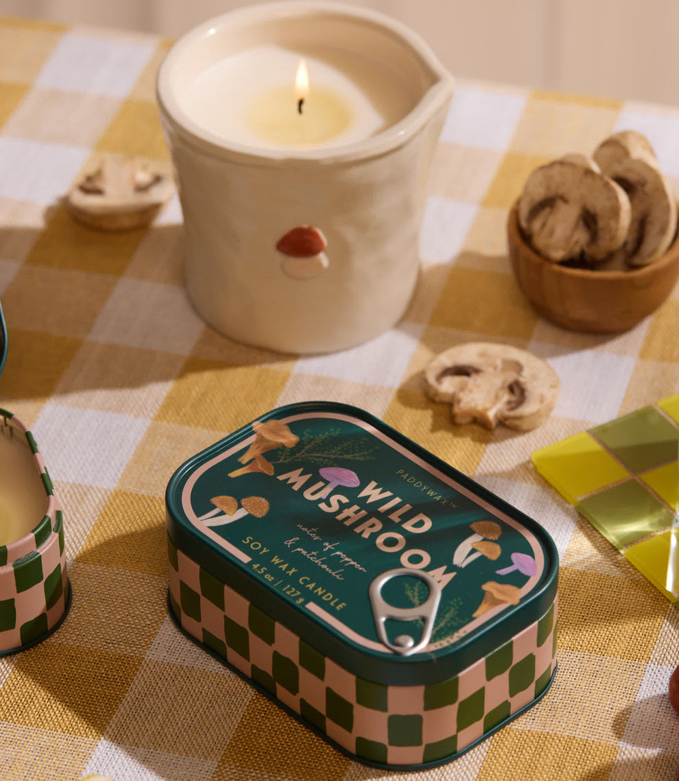 Bistro Tin Candle 4.5oz - Mushroom (Wild Mushroom)