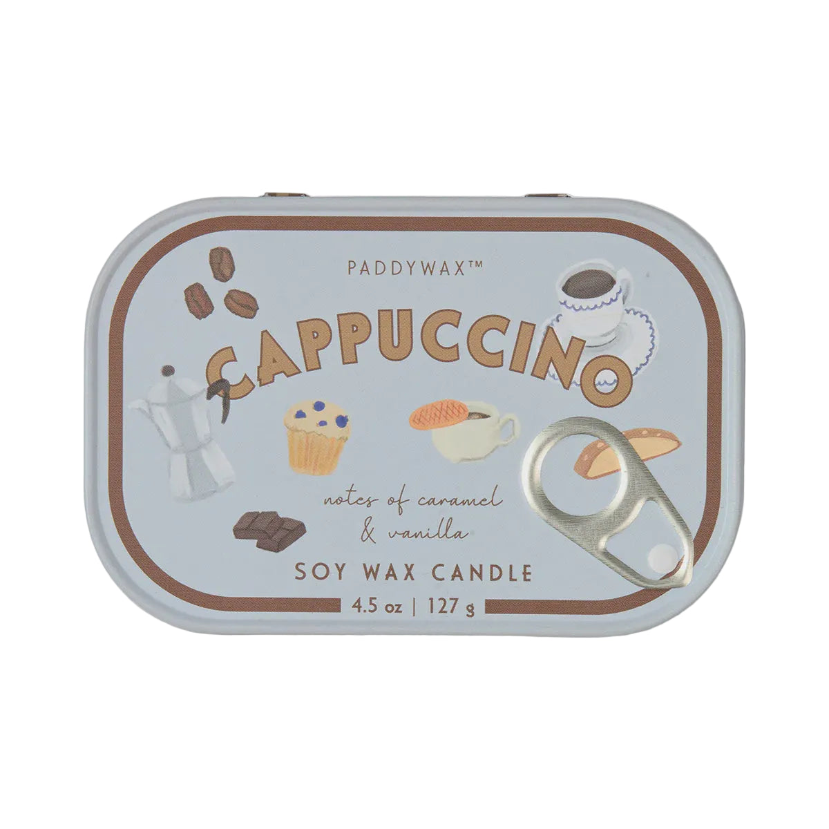 Bistro Tin Candle - Cappuccino