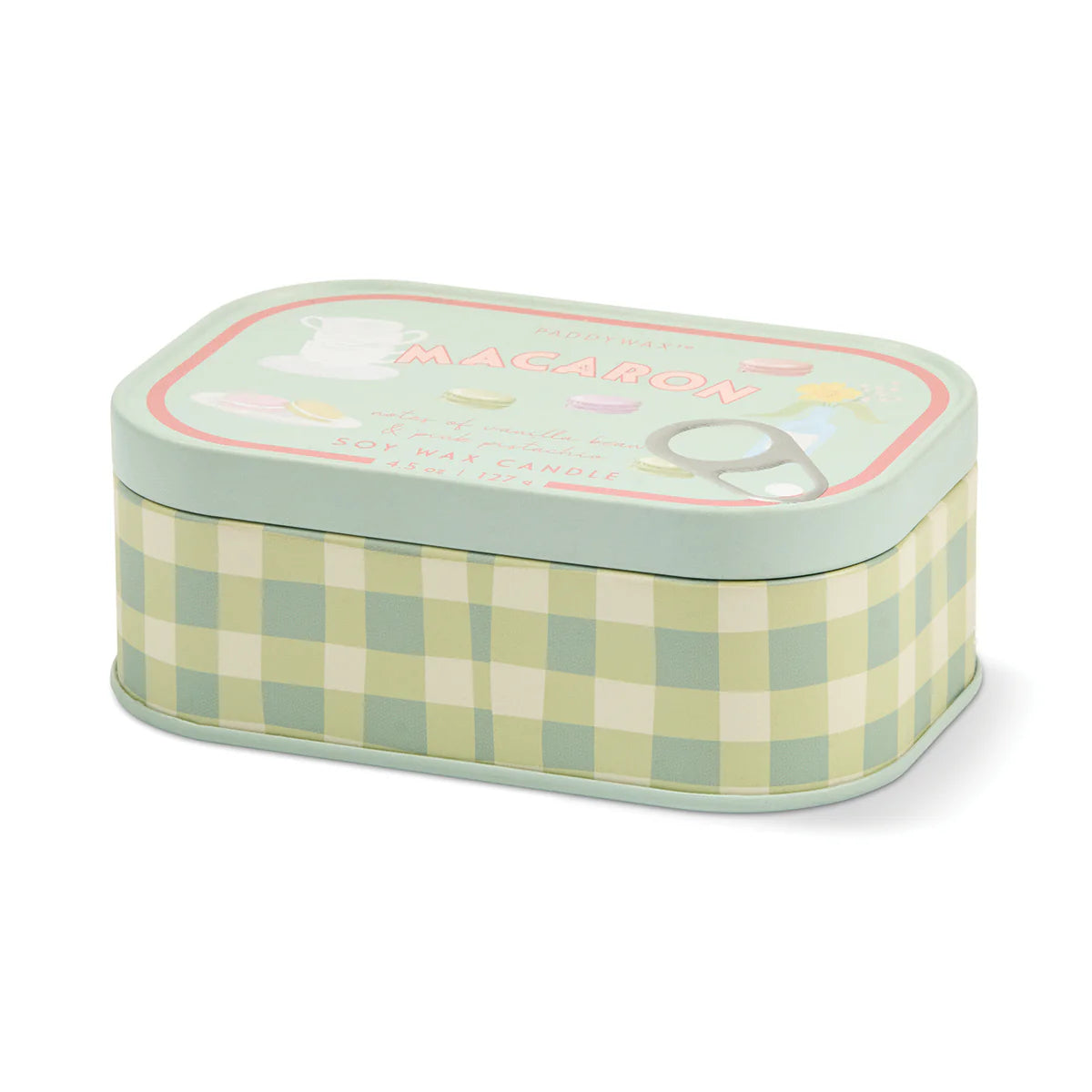Bistro Tin Candle - Macaron (Pink Pistachio)