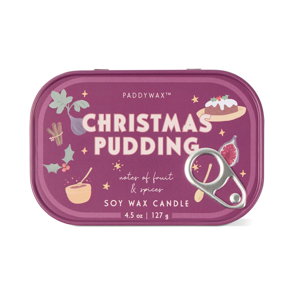 Bistro Tin Candle - Christmas Pudding