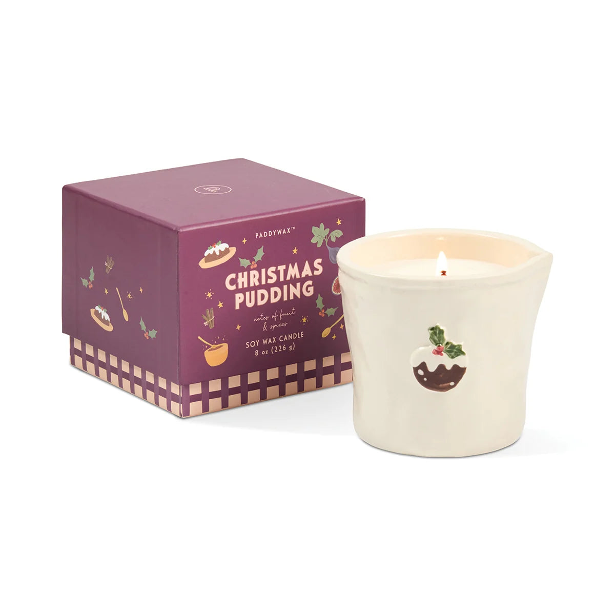 Bistro Candle - Christmas Pudding