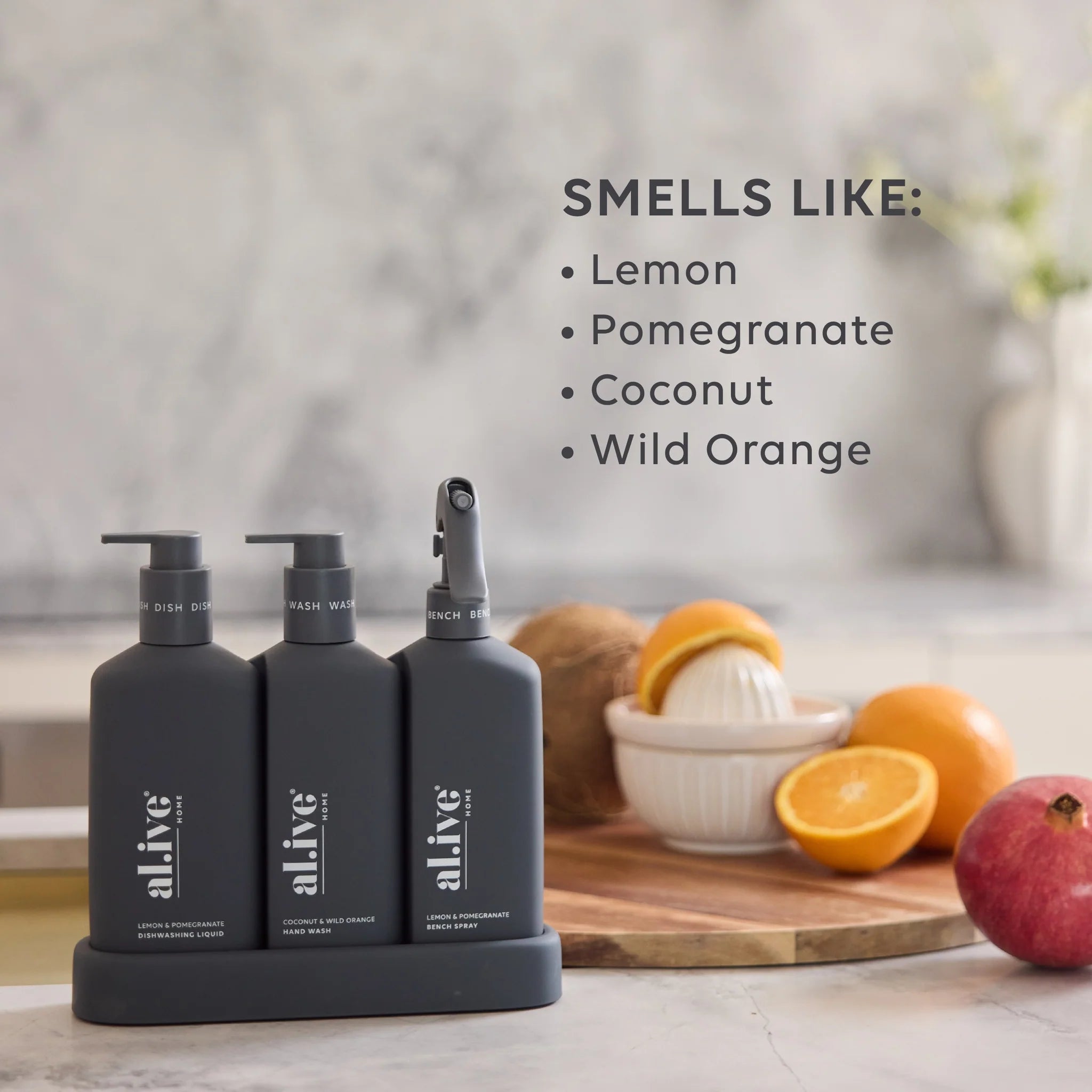 Kitchen Trio - Dish, Wash & Bench - Coconut & Wild Orange