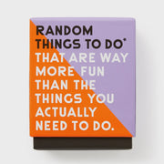 Ranom Things To Do Game