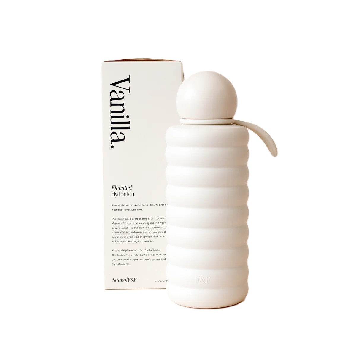 The Bubble Water Bottle - Vanilla