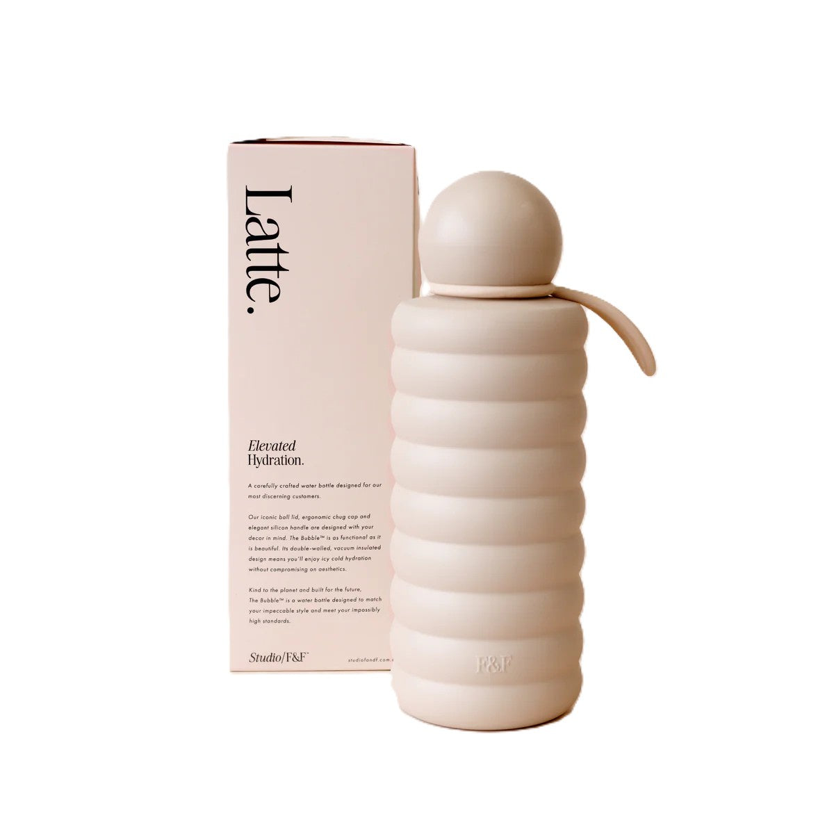 The Bubble Water Bottle - Latte